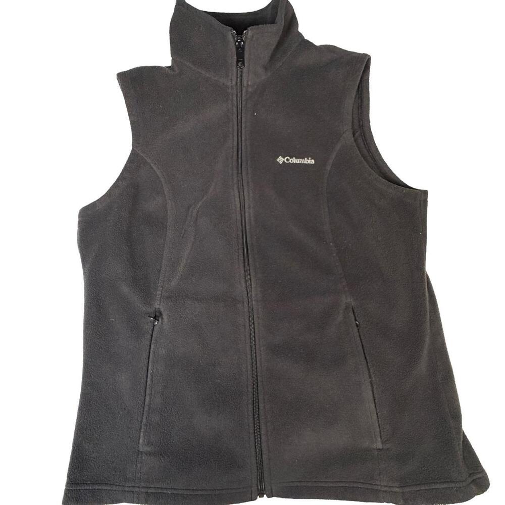 Columbia Sportswear Women's Black Fleece Vest - Size L